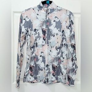 CHASE 54 long sleeve half zip Golf Top Size X-small